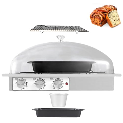 UMJIGF Commercial Dough Proofing Box, Sourdough Dough Fermentation Machine, Come with Humidity & Temperature & Timing Adjustment, Automatic Proofing Box for Buns, Bread, Sweet Wine,S