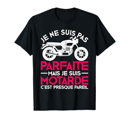 Moto T-shirt Motard Femme Moto Cadeau Motorcycle Motards T-Shirt