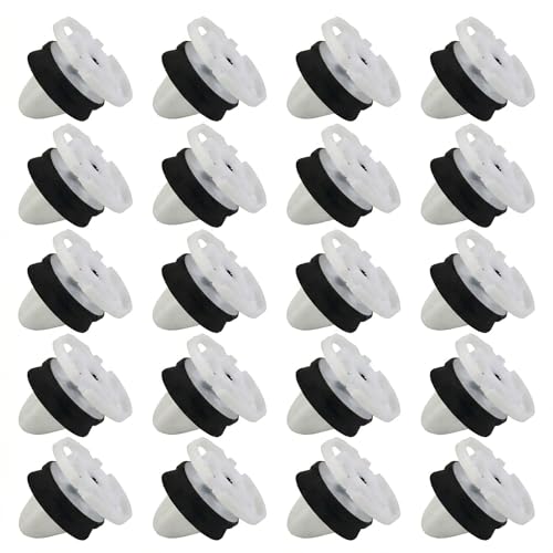 Interior Door Trim Panel Card Retainer Clips, 20pcs for Citroen, Peugeot, Renault, Easy Installation, Corrosion-Resistant Plastic, Compatible with VW T5, Vivaro, 1/3/5 Series