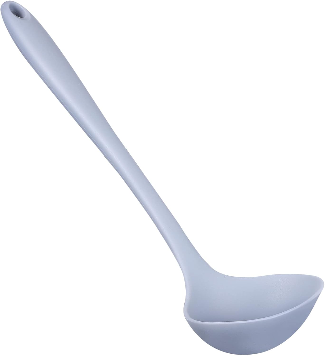 Alipis Silicone Soup Spoon Large Serving Ladle Kitchen Gadgets for Soup Porridge Rice