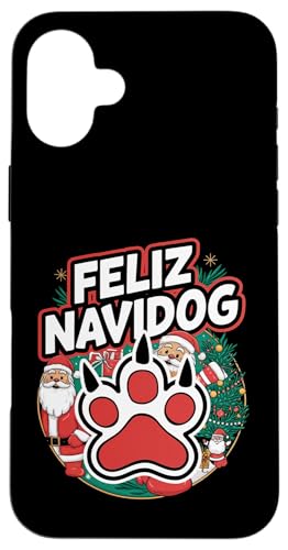 �ʔ����N���X�}�X���D���̑ʟ���-Feliz Navidog �X�}�z�P�[�X iPhone 16 Plus �p
