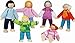 Goki Biegepuppen Moderne Familie: H= 9-11 cm, Holz und Textil, 6 Teile, per Set Textil günstig Kaufen-Goki Biegepuppen Moderne Familie: H= 9-11 cm, Holz und Textil, 6 Teile, per Set