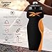 Reebok Squeeze Water Bottles With Athletic Design - Water Bottle 24 oz - Sports Water Bottle - Reusable Water Bottle For Gym, Running, Hiking etc, BPA Free (Black)