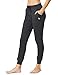 BALEAF Women's Cotton Sweatpants Cozy Joggers Pants Tapered Active Yoga Lounge Casual Travel Pants with Pockets Charcoal Size XS