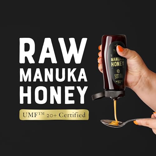 Image of Nate's Pure Manuka Honey, Gold Edition - 13.2 oz Squeeze Bottle | Sourced & Packed in New Zealand - MGO 830+ UMF Certified 20+