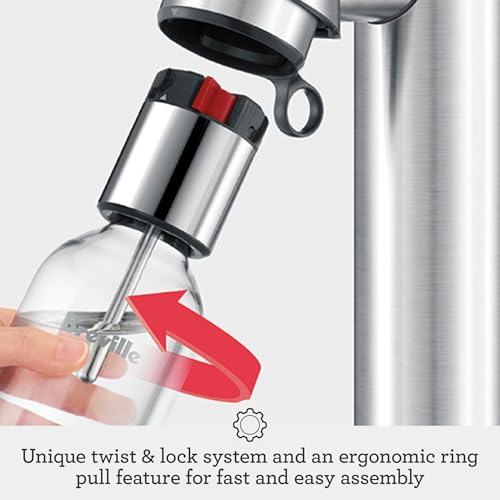 Breville InFizz Fusion Sparkling Drink Carbonator, Brushed Stainless Steel - image 4