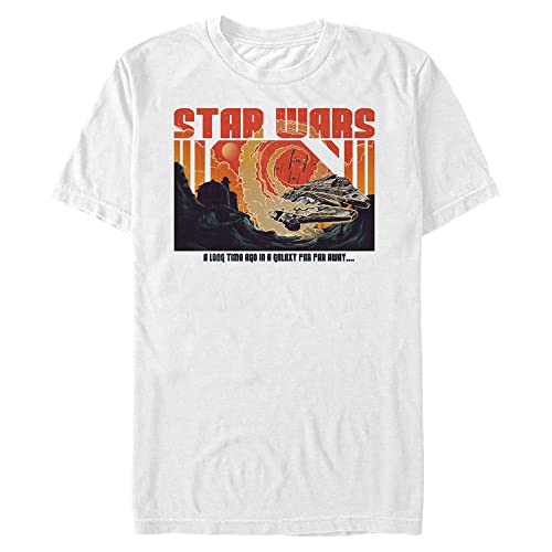 T-shirt Star Wars homme 3XL noir imprimé graphisme combat désert vêtement grande taille
