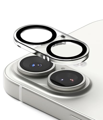 Ringke Camera Glass Compatible con Protector Camara iPhone 17, Protección Multicapa, Cristal Templado Premium Irrompible con Dureza 9H - 2 Unidades