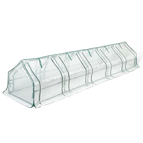 TERRE JARDIN Mini Serre Tunnel 3 mètres avec fenêtres