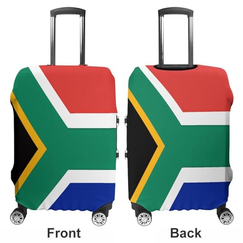 Carry on Luggage Cover South Africa Flag Suitcase Covers for Luggages Tsa Approved Travel Luggage Sleeve Protector Elastic Suitcase Protector Anti-Scratch Washable Fits 19-30 Inch Case -M3