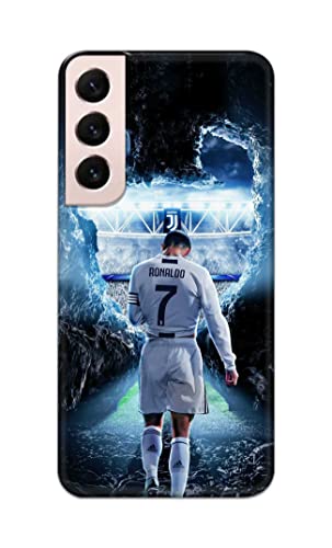 Image of Printed Hard Back Cover Case for Samsung Galaxy S22 Plus 5G | S22+ 5G Back Cover (Footbal Legend) -702