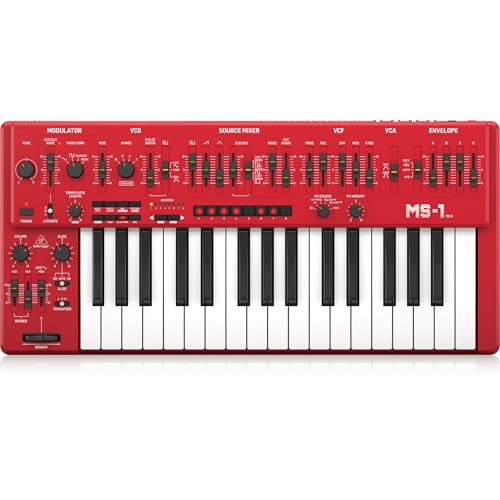 MS-1 MKII RD Analog Synthesizer, Red