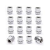 Material: Aluminiumlegierung Wishful 16 stücke 19mm M12x1.5 Nusslegierung offener Rad fit für Ford Fiesta Puma-Fokus Ka 2003 2004 2005 Kuga Mondeo 1996 1998 1998 1999 2000