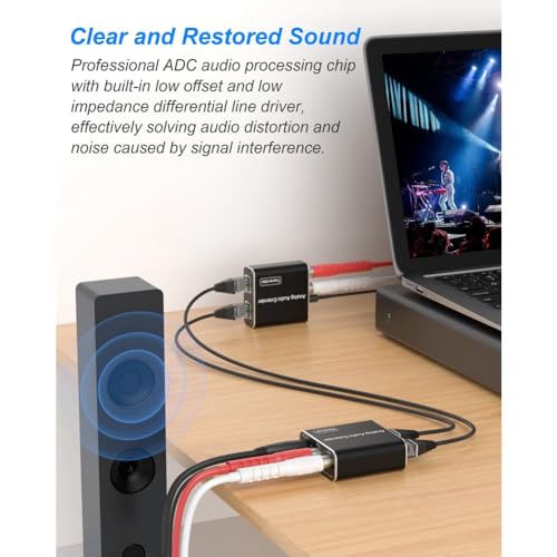 Extensor de audio analógico de 3,5 mm de largo alcance con cable Cat dual 4