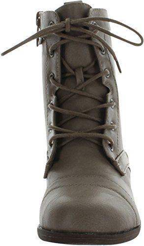 Rosalie32k Lace-Up Kids Military Combat Boot Zipper Children's Shoes3