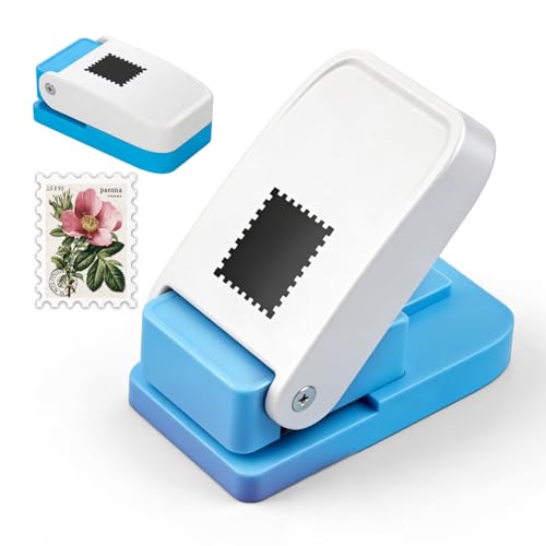 Perforadora de papel con formas 1×0,82 pulg. Mono Punch Troqueladora y Sello