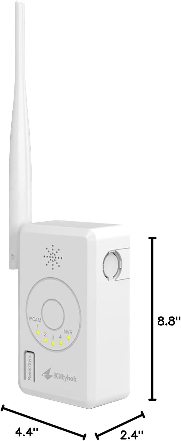 WiFi Security Camera Repeater/Range Extender for Kittyhok Wireless Security System