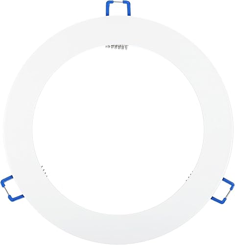 PATIKIL Anillo de ajuste de luz de 4.6 pulgadas de diámetro interior, cubierta de luz circular de aleación de aluminio, accesorio de iluminación