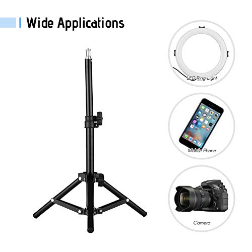 KKmoon Estúdio de Fotografia Luz Tripé Suporte Ajustável Liga de Alumínio para Suporte de Luzes de F