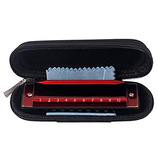 wueiooskj Harmonica diatonique C Key Blues Harp Long-time Service Ten Holes for Beginners - Les Beatles, Paul McCartney, John Lennon, RIngo Starr, George Harrison wueiooskj Harmonica diatonique C Key Blues Harp Long-time Service Ten Holes for Beginners – Image 2