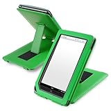 eForCity Flip Back Folio Leather Case Cover Pouch with Adjustable kickstand Compatible with Barnes & Noble Nook Color, Green