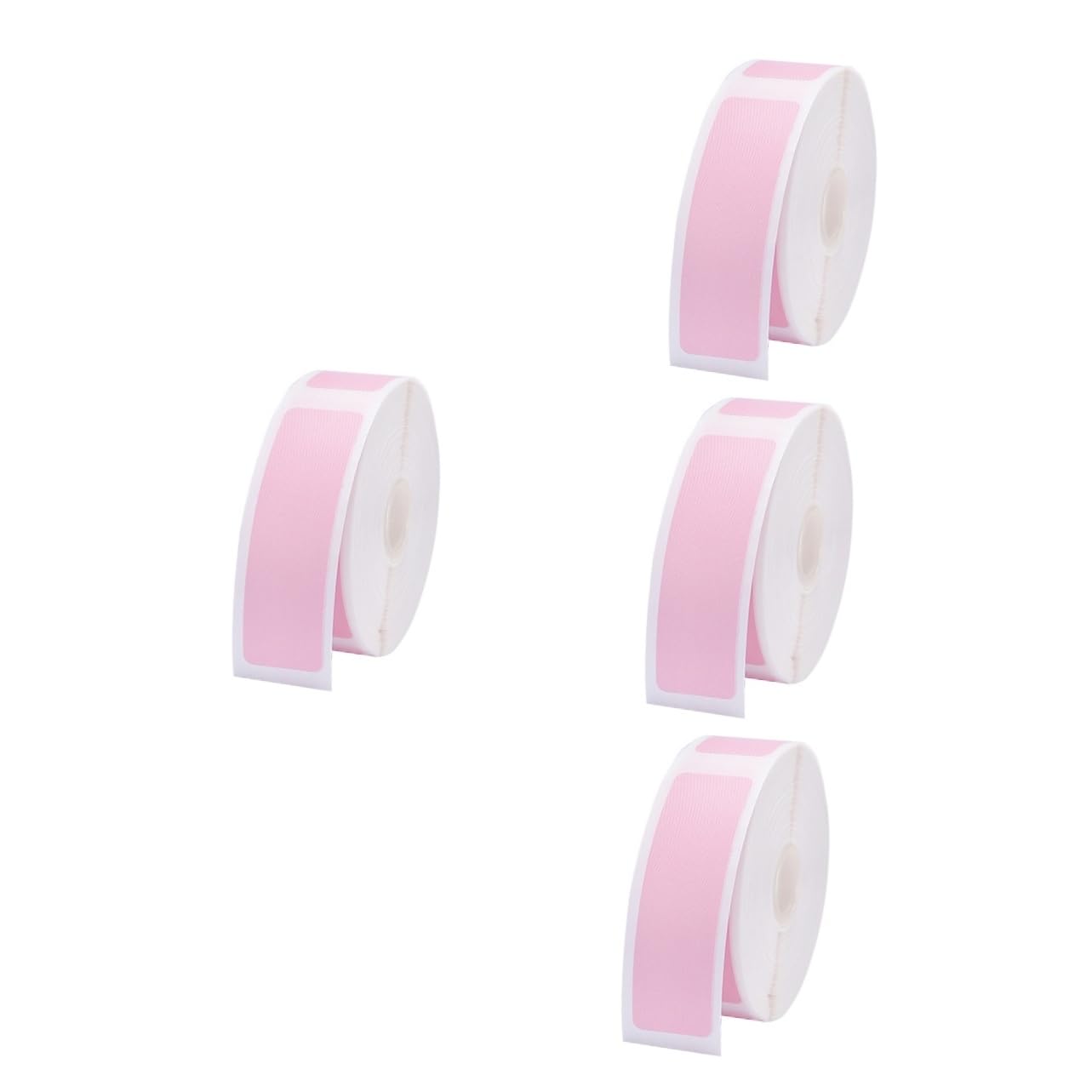 4 Juegos Etiqueta Sticker Paper Thermal Printer Pestañas Autoadhesivas Stickers Papel De Impresora Térmica Sello Pegatinas Papel De Imprimir Térmico Pegatinas Rosa 160 Piezas * 4 NUOBESTY
