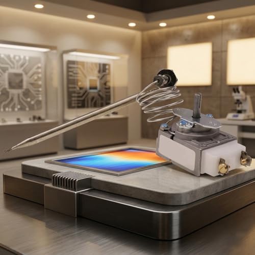 Valve en oxyde de chrome argenté pour thermostat de friteuse