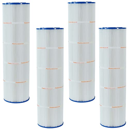 Pleatco Filtration PA106-PAK4-EC Pool Filter Cartridge Replacement for Unicel: C-7488-4, Filbur...
