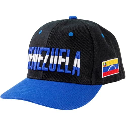 Casiler Gorra De Béisbol Bordada con Bandera De Venezuela, Estilo Hip Hop, Ideal para Deportes Aire Libre Y Actividades Recreativas.