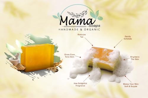 Image of Luxury Soap - Handmade Organic Ayurvedic Bath Bar with Pure Essential Oils for Glowing Skin | Sulfate-Free | For Men & Women (Pack of 3) (3, Multani-Mitti)