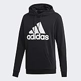 Hood with lanyard adidas Herren MH BOS PO FT Sweatshirt, Black/White, S