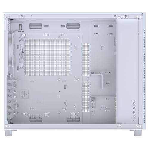 Torre ATX ASUS Prime AP303 con frontal unificado USB Tipo-C y soporte de GPU blanco 7