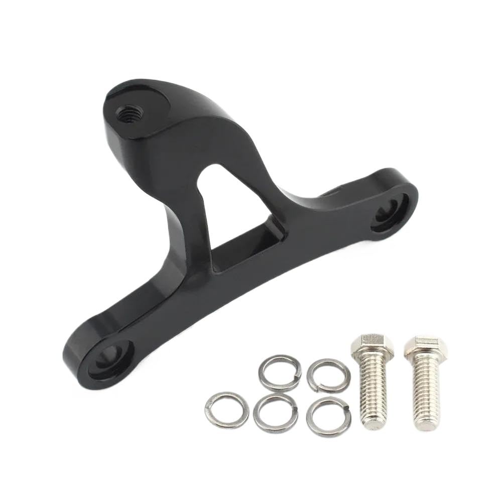 Ztbetcmva Black Front Engine Mount Brace Silver Compatible With Sportster 1200 Super Low Xl1200t 883 Super Low Xl883l Motorcycle(Black)