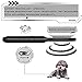 Smoostart Haustier Mikrochipscann, Tierchip Lesegerät Chipleser Hunde Chip Scanner Katze ISO11784/(85) FDX-B/EMID Mikrochip Lesegerät für Hunde/Katze 1000 Daten (New Black)