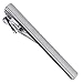 Hugesavings 4 Pcs Tie Clips, Fashion Necktie Clips Tie Bar Clips Tie Pins Set Silver Tone