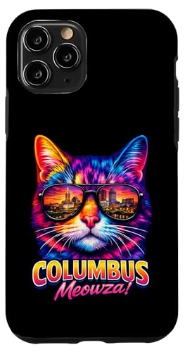 Columbus Cat | �g�����f�B�ŃN�[���ŃJ���t���Ȏq�L�T���O���X���D�� �X�}�z�P�[�X iPhone 11 Pro �p