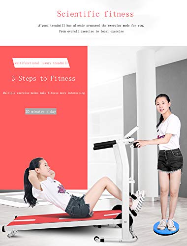 Image of Treadmill Home Multi Function Mini Stepper Mechanical Treadmill Mute Shock Absorption Mechanical Treadmill