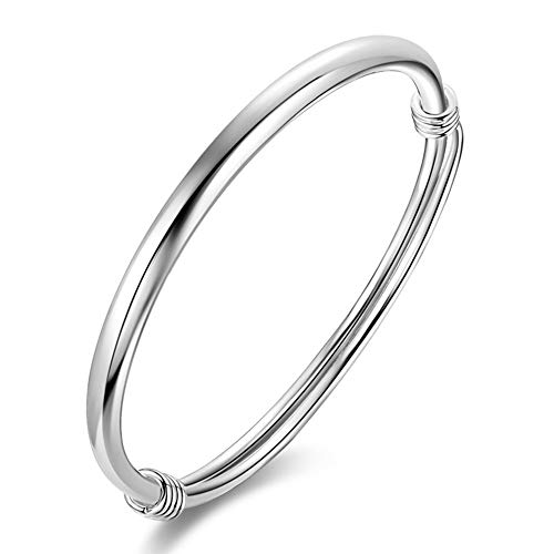 Bijoux en Argent Sterling pour femmes avec design ouvert ajustable
