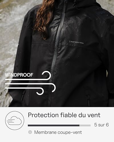Veste softshell Kapten & Son idéale pour le vélo sous la pluie - 4