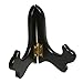 Wood Plate Stand - Black - 5 Inch