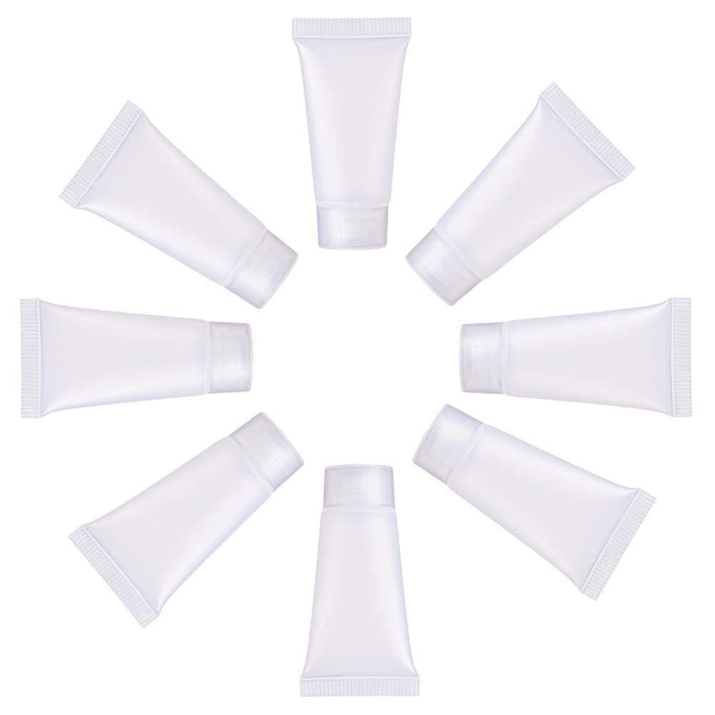 hunky dory 12pcs 30ml Travel Bottles, Unbreakable, Leakproof Refillable Travel Containers, Squeezable Travel Tube Sets Cosmetic Toiletry Containers for Shampoo Lotion Soap Use (Pack of 12)-picture-14