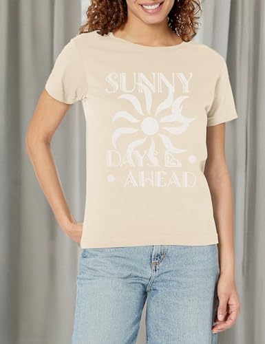 Image of Roxy Womens Boyfriend Crew T-Shirt, Casual Relaxed Fit Crew Neck Tee Short Sleeve Cotton Basic Shirt Everyday Comfort