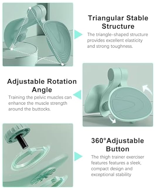 Hip Trainer Kegel Exerciser, Pelvic Floor Trainer, Inner Thigh Exerciser for Women, Pelvic Floor Muscle Exercise Devices