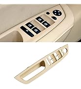 Auto Scatola Bracciolo per B&MW X5 E70 X6 E71 2008-2013 Copri Bracciolo in Pelle PU 2 Pezzi Copri Bracciolo Console Centrale Effetto Beige Bracciolo Centrale