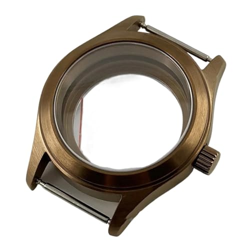 [XGYOMVB] NH35 36MM/39MM �p�C���b�g �T�t�@�C�A�N���X�^�� �_�C�o�[ �u���b�V���h �p�C���b�g�E�H�b�`�P�[�X NH34 NH35 NH36 PT5000 ETA 2824 ���[�u�����g �X�N�����[(9,36mm Case NH35 