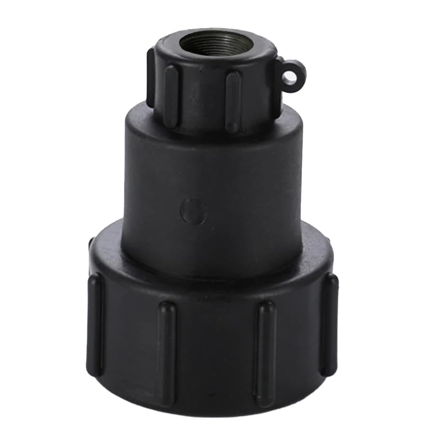 IBC Tank Fittings Selection - S60x6 & S100x6 Adapters - Male, Female, Threaded, Barbed, Valves, Spouts, MDPE Options (S60x6 to 32mm Valve MDPE)