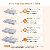 Nobleza Hundebett für Große Hunde - Super Weiches, Flauschiges Anti-Angst Plüsch Hundekissen - Waschbar, Rutschfester Boden, XXL 122x74x10 cm