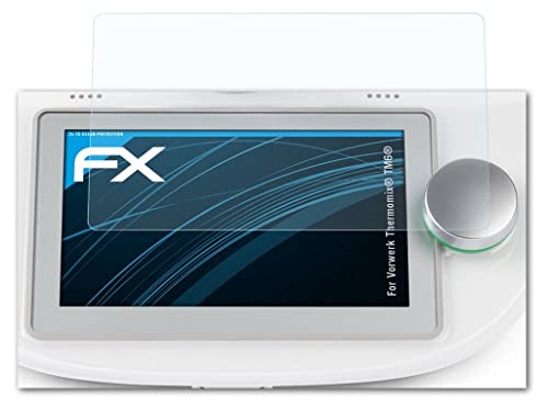 atFoliX Lámina Protectora de Pantalla apto para Vorwerk Thermomix® TM6®, Película Protectora ultra transparente FX Lámina Protectora (2X)