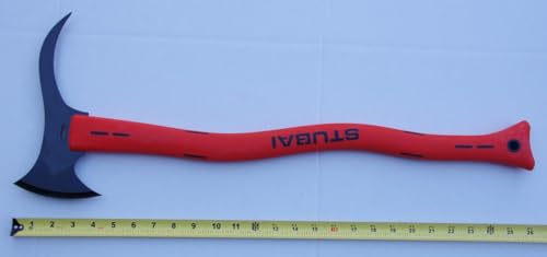 Foto von STUBAI Handsappel mit Schneide/Kunststoffstiel | 600 mm | zum Anheben, Beseitigen von kleinen, leichten Holzstücken und für den Einsatz bei Bergefahrzeugen