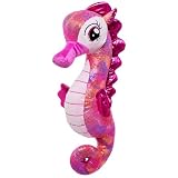 VEXORA Caballito de Mar de Peluche, 45 cm, Súper Suave, Decorativo Infantil, Azul y Rosa, se Venden por Separado (Rosa)